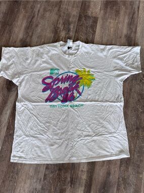 Retro Inspired MTV 'Spring Break ‘86' Daytona Beach Graphic Tee